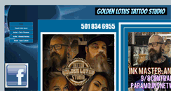 Desktop Screenshot of goldenlotustattoos.com